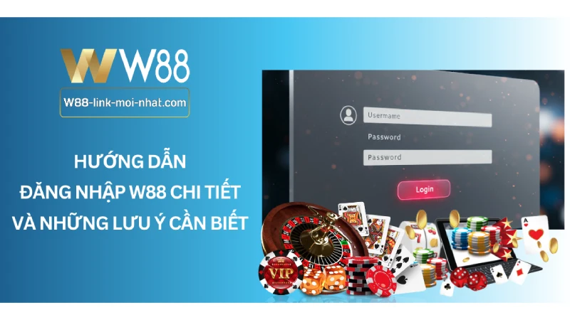Hướng Dẫn Đăng Nhập W88 Chi Tiết Và Những Lưu Ý Cần Biết